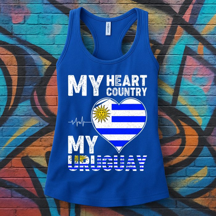 My Heart My Uruguay Womens Tank Top