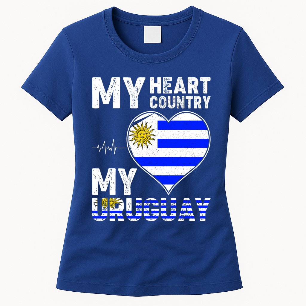 My Heart My Uruguay Womens T-Shirt