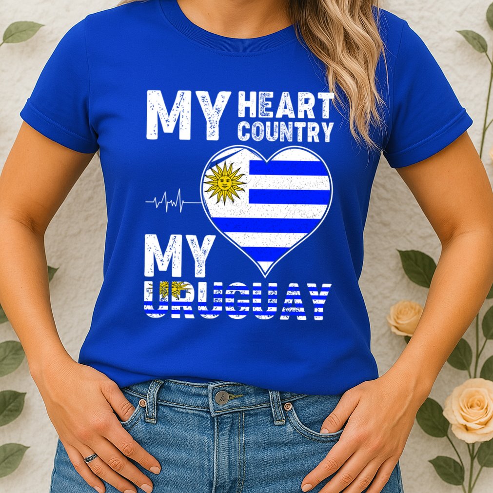 My Heart My Uruguay Womens T-Shirt