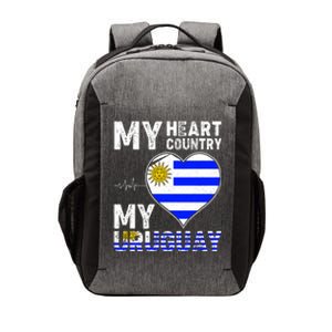 My Heart My Uruguay Vector Backpack