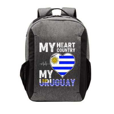 My Heart My Uruguay Vector Backpack