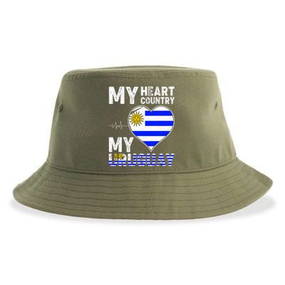 My Heart My Uruguay Sustainable Bucket Hat