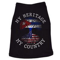 My Heritage My Country Cuban American Flag Root Tree Doggie Tank