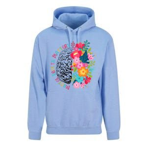 Mental Health Matters Plant Lovers Gardening Unisex Surf Hoodie