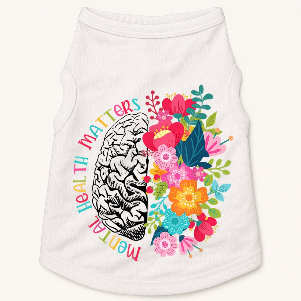 Mental Health Matters Plant Lovers Gardening Doggie Tank