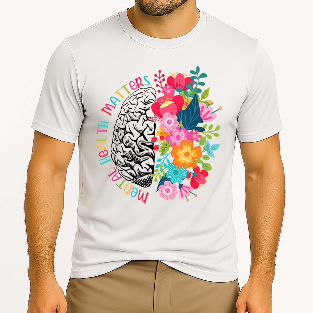 Mental Health Matters Plant Lovers Gardening Cooling Performance Crew T-Shirt