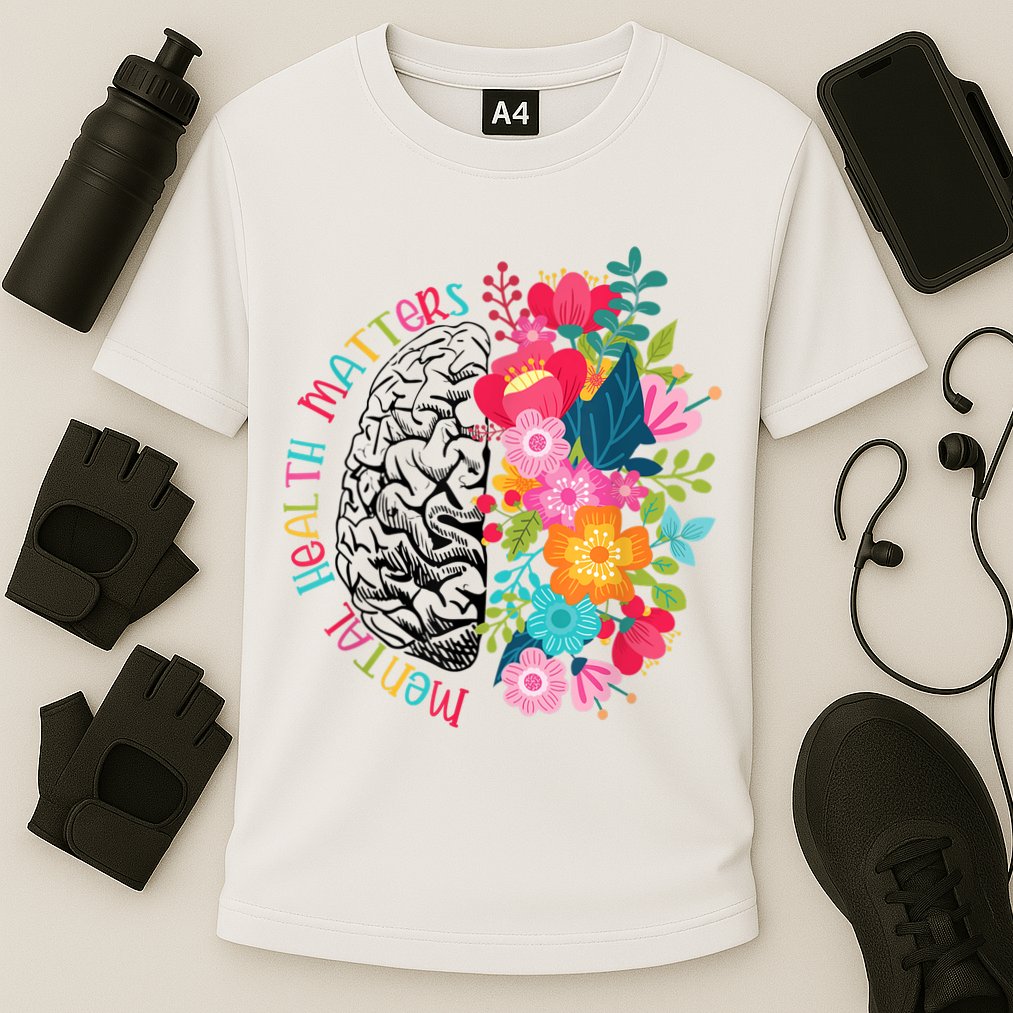 Mental Health Matters Plant Lovers Gardening Cooling Performance Crew T-Shirt