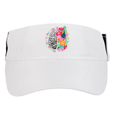 Mental Health Matters Plant Lovers Gardening Adult Drive Performance Visor