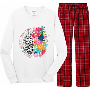 Mental Health Matters Plant Lovers Gardening Long Sleeve Pajama Set