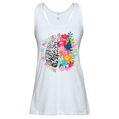 Mental Health Matters Plant Lovers Gardening Ladies Essential Flowy Tank