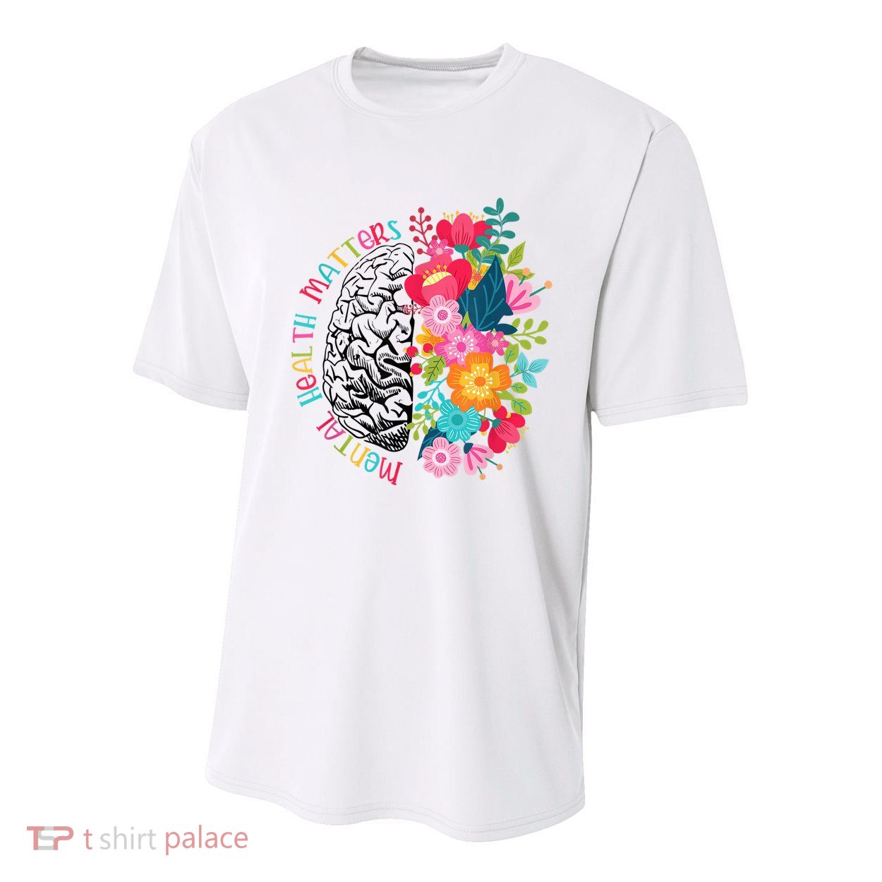 Mental Health Matters Plant Lovers Gardening Youth Performance Sprint T-Shirt