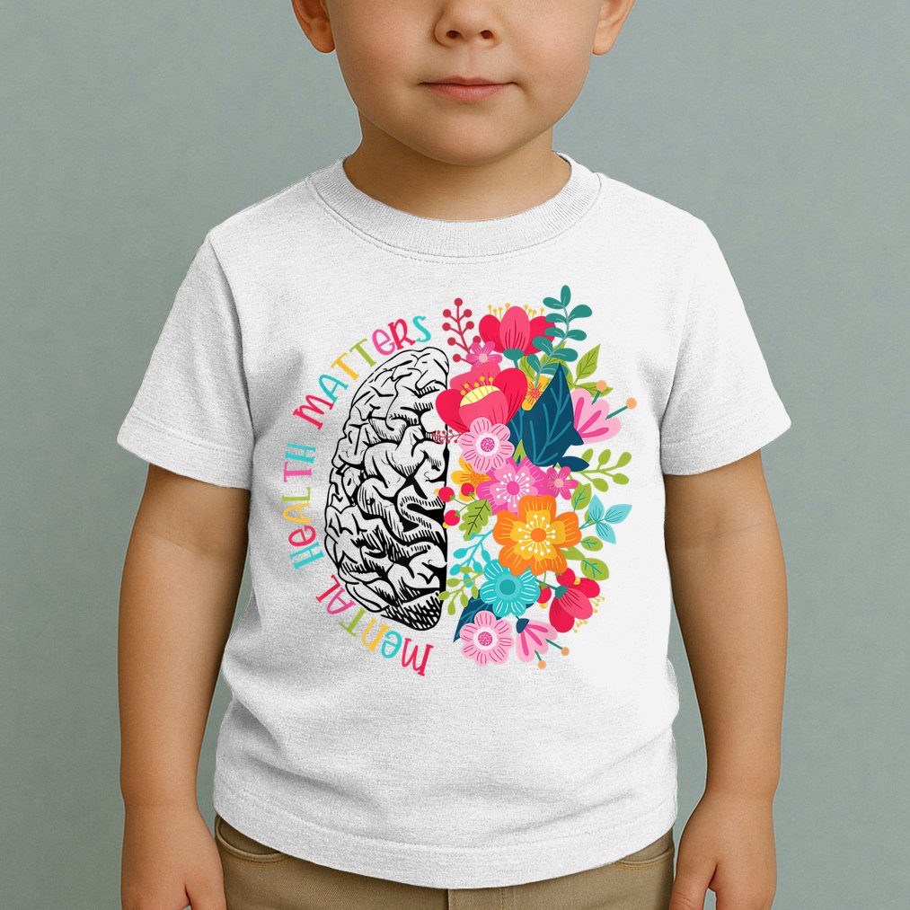 Mental Health Matters Plant Lovers Gardening Toddler T-Shirt