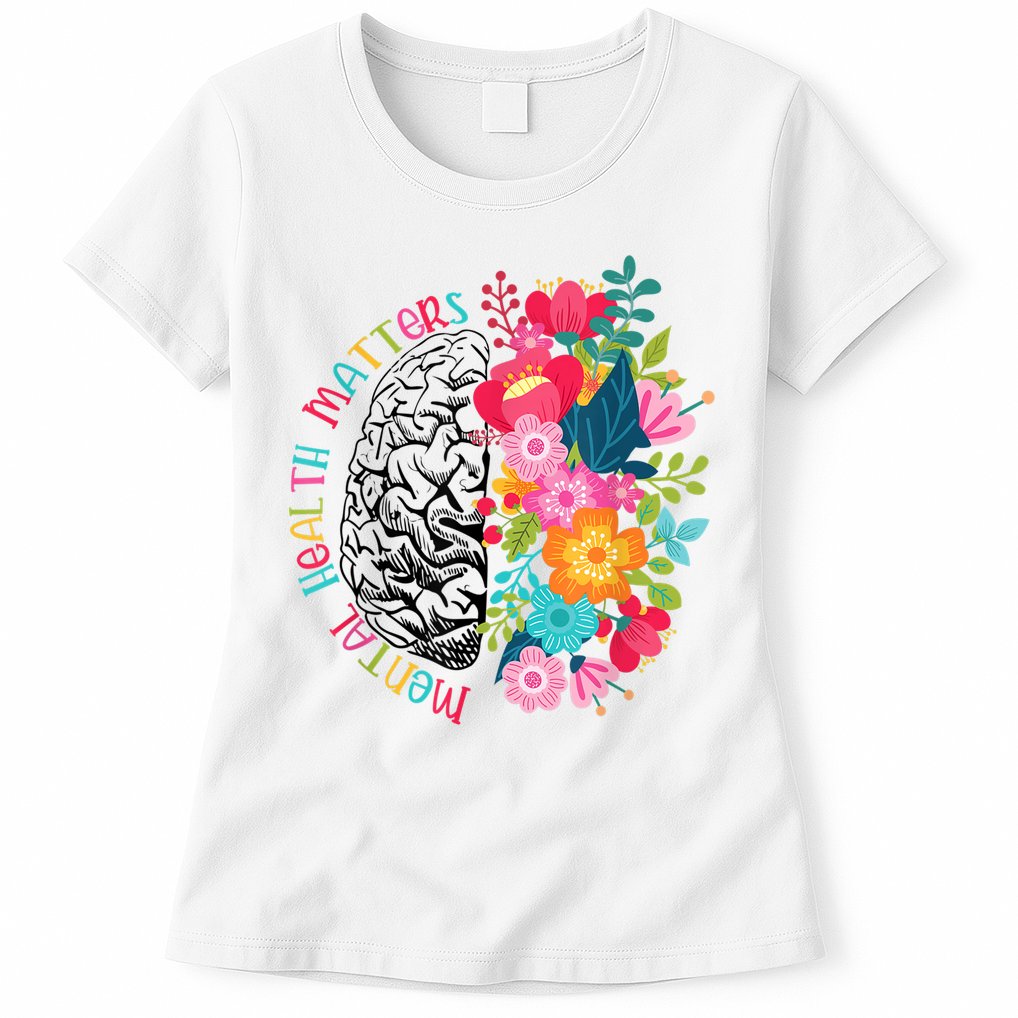 Mental Health Matters Plant Lovers Gardening Womens T-Shirt