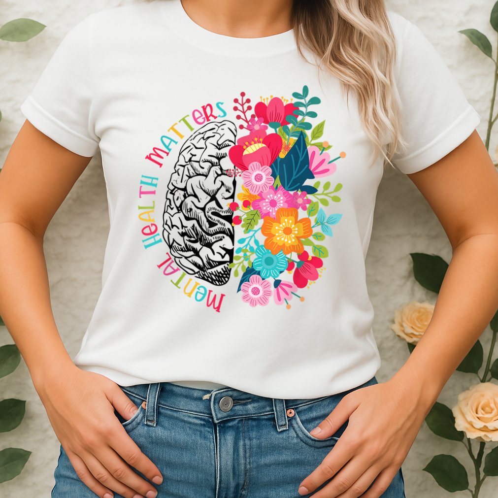 Mental Health Matters Plant Lovers Gardening Womens T-Shirt