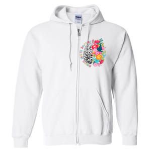 Mental Health Matters Plant Lovers Gardening Full Zip Hoodie