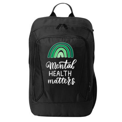 Mental Health Matters Awareness Month Rainbow City Backpack