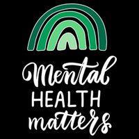 Mental Health Matters Awareness Month Rainbow City Backpack