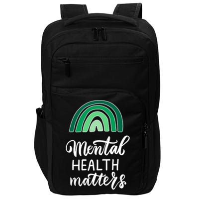 Mental Health Matters Awareness Month Rainbow Impact Tech Backpack