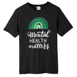 Mental Health Matters Awareness Month Rainbow Tall Fusion ChromaSoft Performance T-Shirt