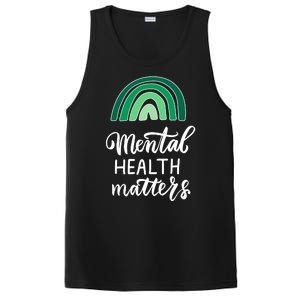 Mental Health Matters Awareness Month Rainbow PosiCharge Competitor Tank