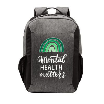 Mental Health Matters Awareness Month Rainbow Vector Backpack