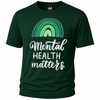 Mental Health Matters Awareness Month Rainbow Cooling Performance Crew T-Shirt