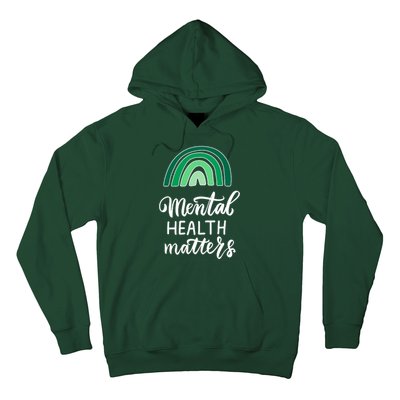 Mental Health Matters Awareness Month Rainbow Hoodie