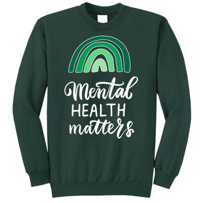 Mental Health Matters Awareness Month Rainbow Sweatshirt