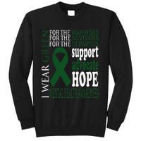 Mental Health Matters Green Ribbon Mental Health Awareness Sweatshirt