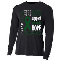 Mental Health Matters Green Ribbon Mental Health Awareness Cooling Performance Long Sleeve Crew