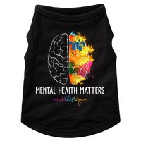 Mental Health Matters End The Stigma Colorful Brain Doggie Tank