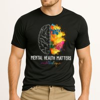 Mental Health Matters End The Stigma Colorful Brain Performance Shirt