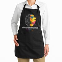 Mental Health Matters End The Stigma Colorful Brain Apron