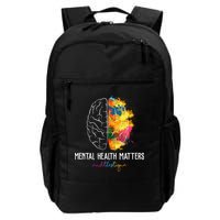 Mental Health Matters End The Stigma Colorful Brain Backpack