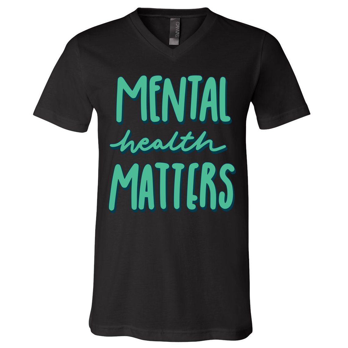 Mental Health Matters Awareness Month V-Neck T-Shirt