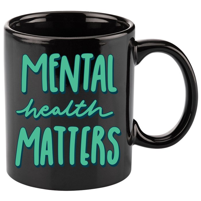 Mental Health Matters Awareness Month 11oz C Handle Ceramic Mug