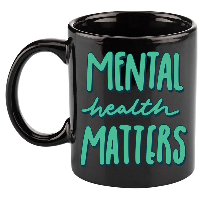 Mental Health Matters Awareness Month 11oz C Handle Ceramic Mug