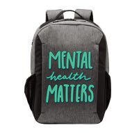 Mental Health Matters Awareness Month Vector Backpack
