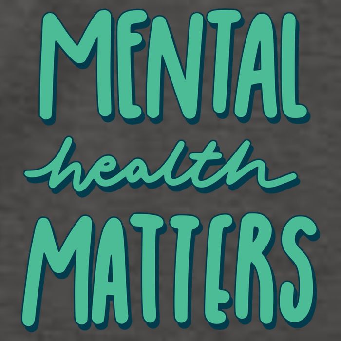 Mental Health Matters Awareness Month Vector Backpack