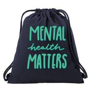 Mental Health Matters Awareness Month Drawstring Bag