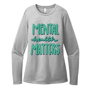 Mental Health Matters Awareness Month Womens CVC Long Sleeve Shirt