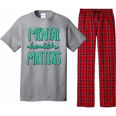 Mental Health Matters Awareness Month Pajama Set