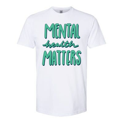 Mental Health Matters Awareness Month Softstyle® CVC T-Shirt