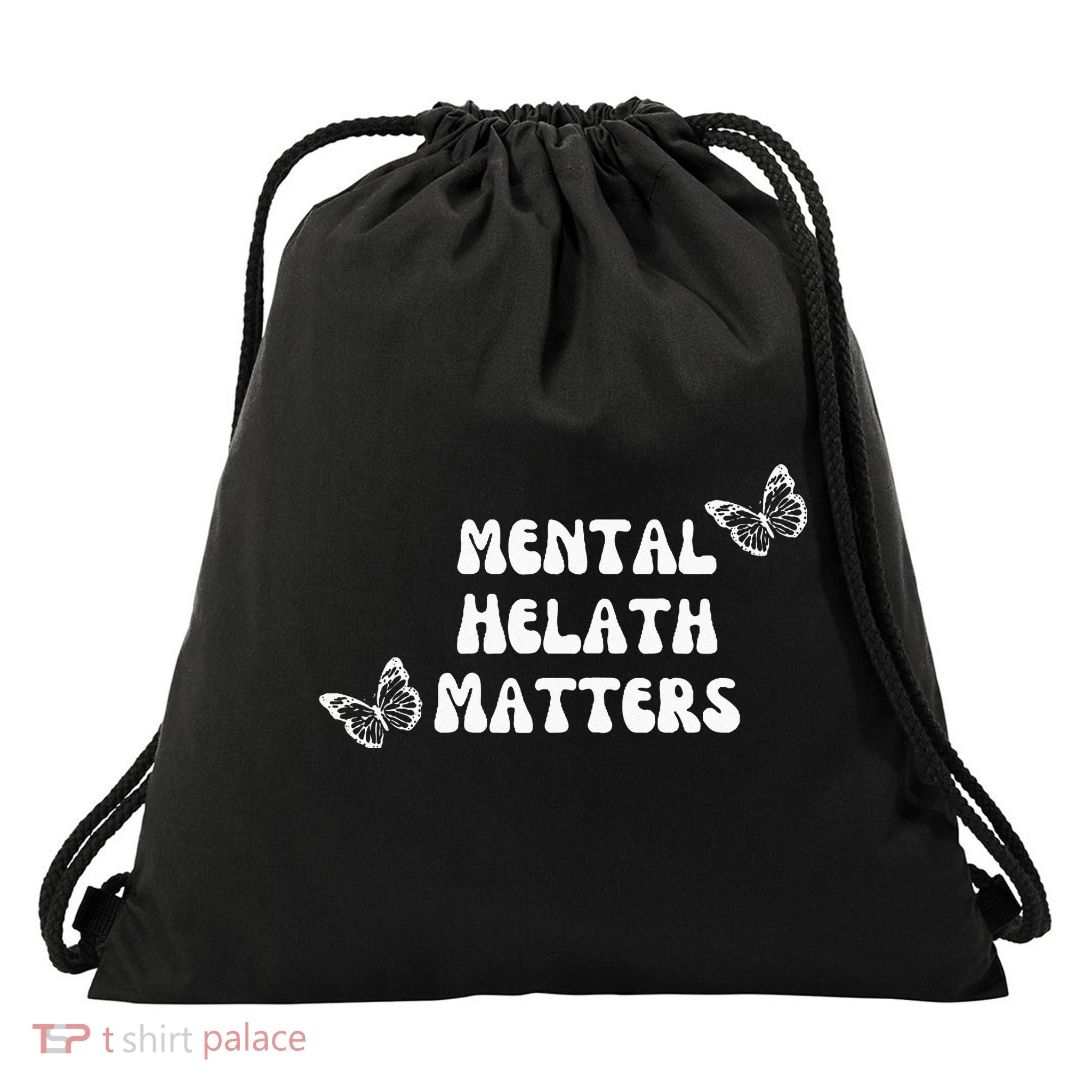Mental Health Matters Drawstring Bag