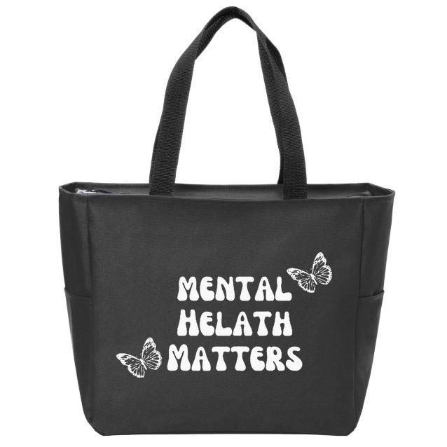 Mental Health Matters Zip Tote Bag