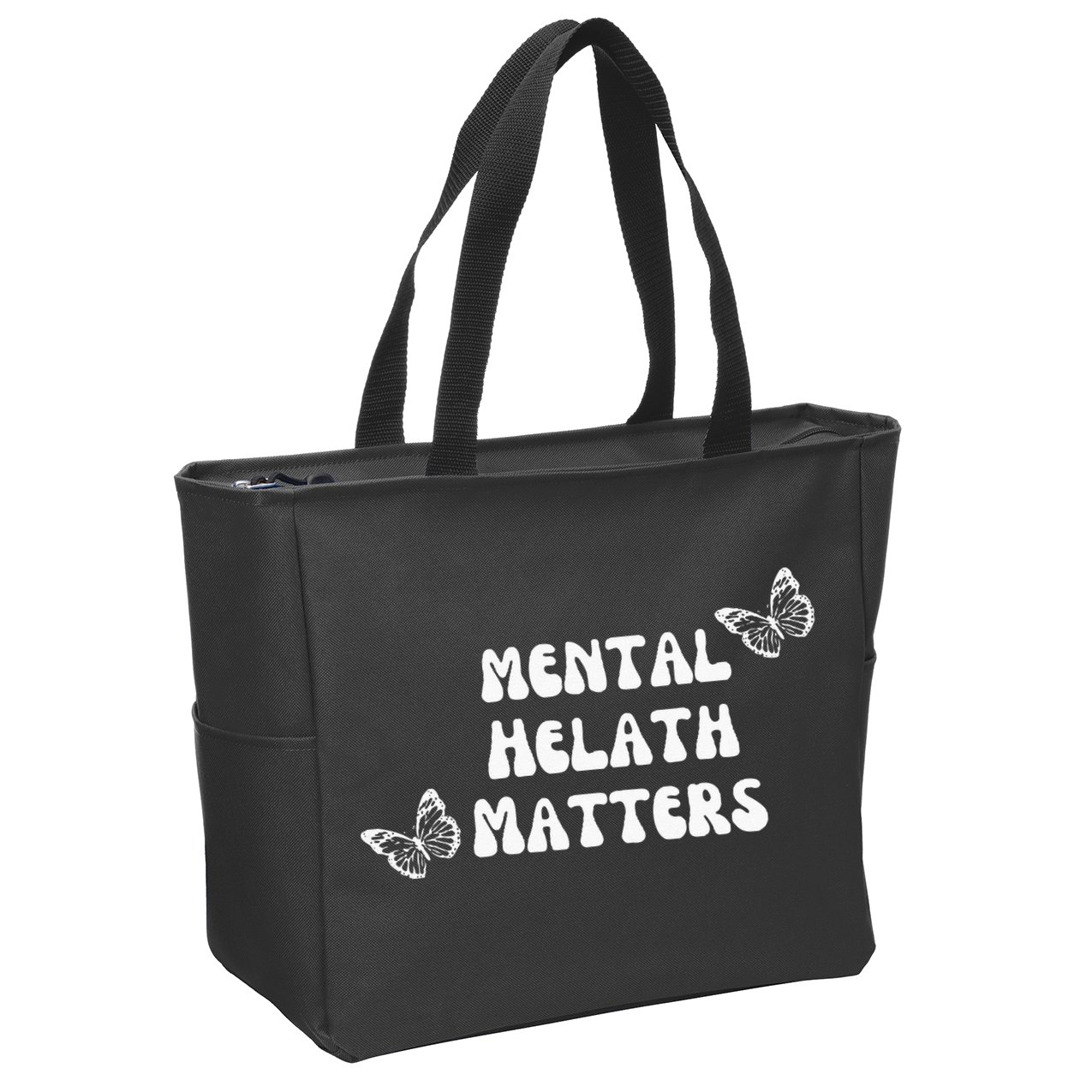 Mental Health Matters Zip Tote Bag