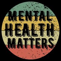 Mental Health Matters Vintage Retro 90's Style Awareness Tee Button