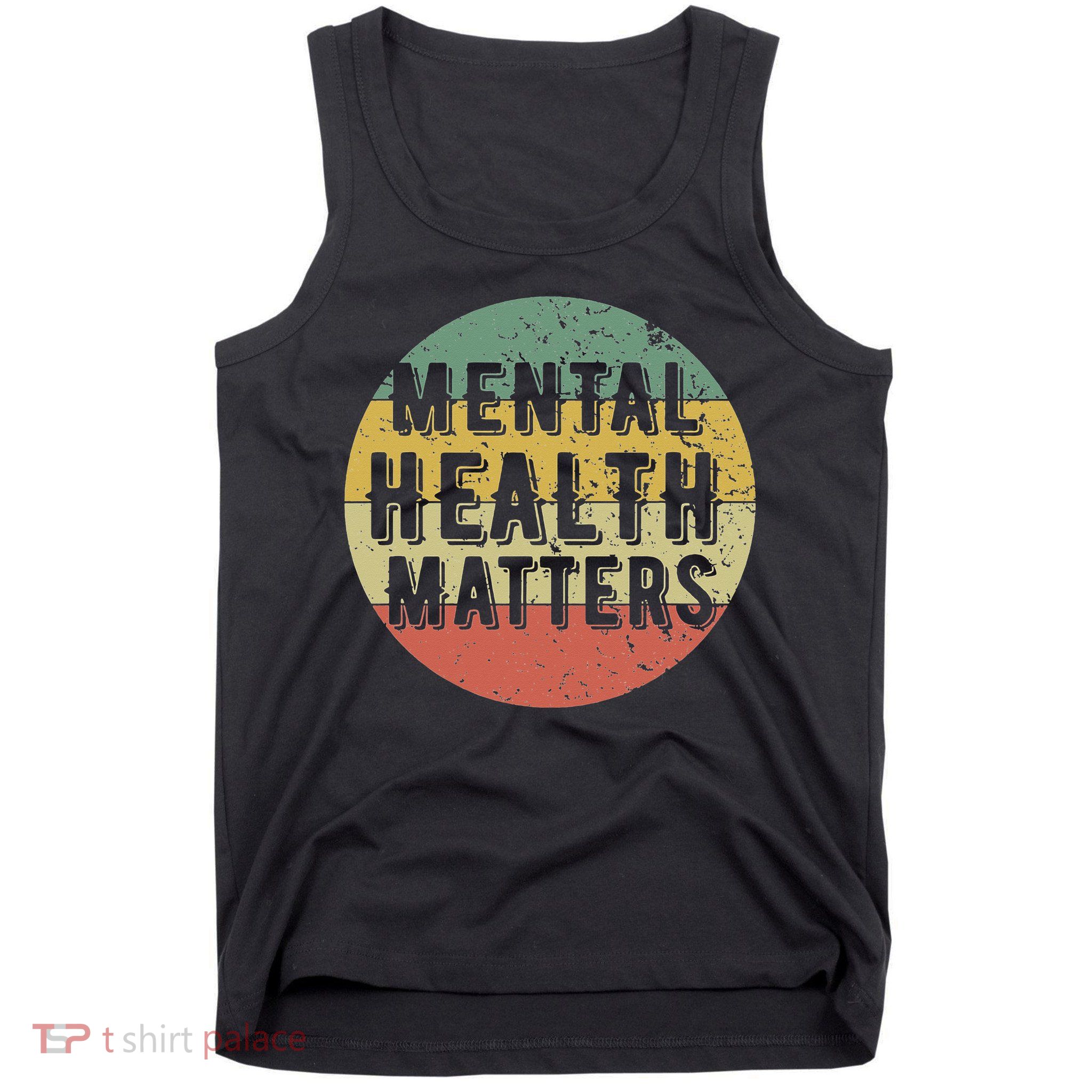 Mental Health Matters Vintage Retro 90's Style Awareness Tee Tank Top
