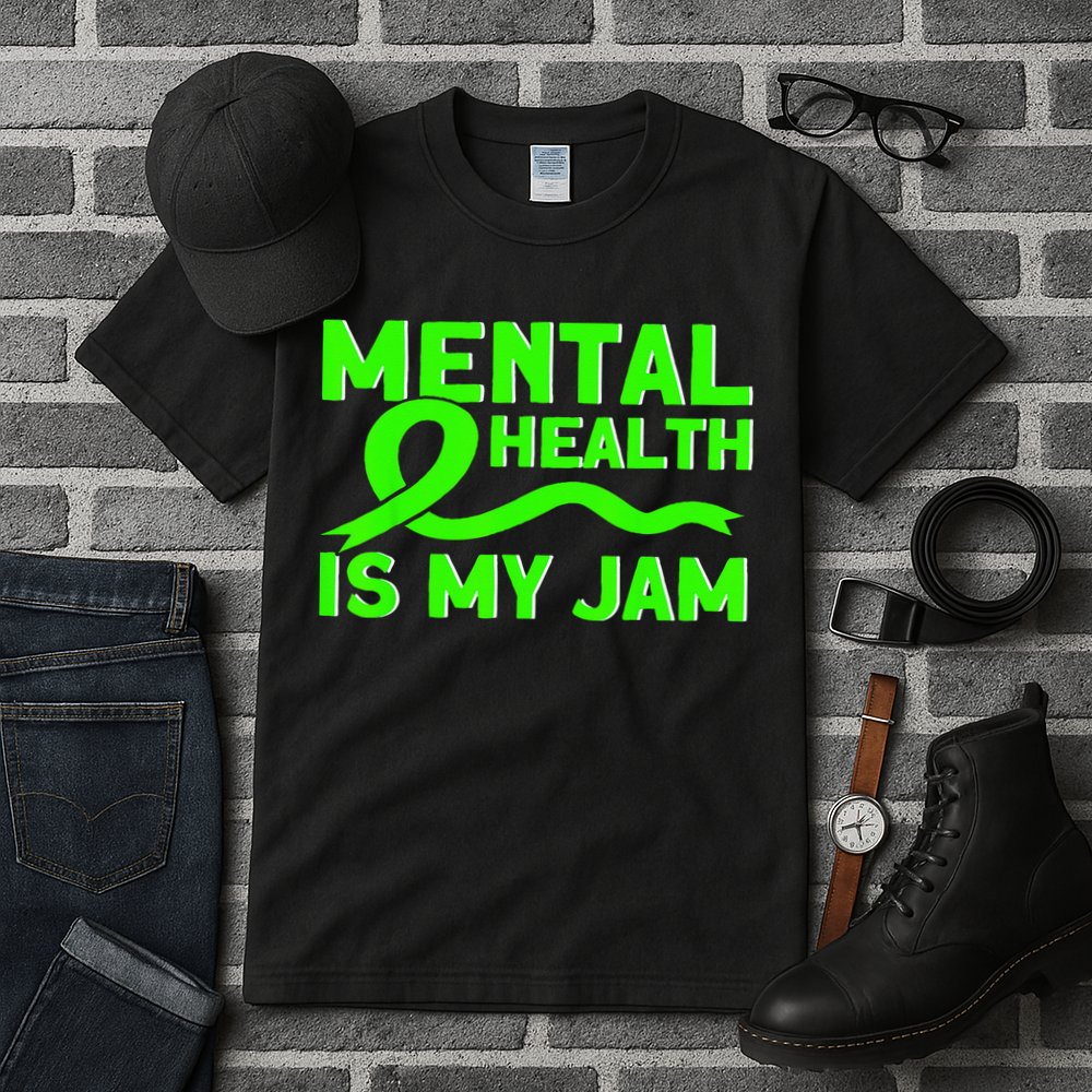 Mental Health My Jam Mental Health Awareness Tall T-Shirt