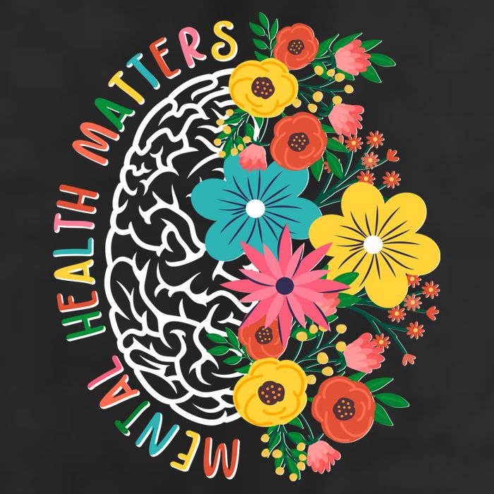Mental Health Matters Flowering Mind Cool Comfort Performance Bucket Hat